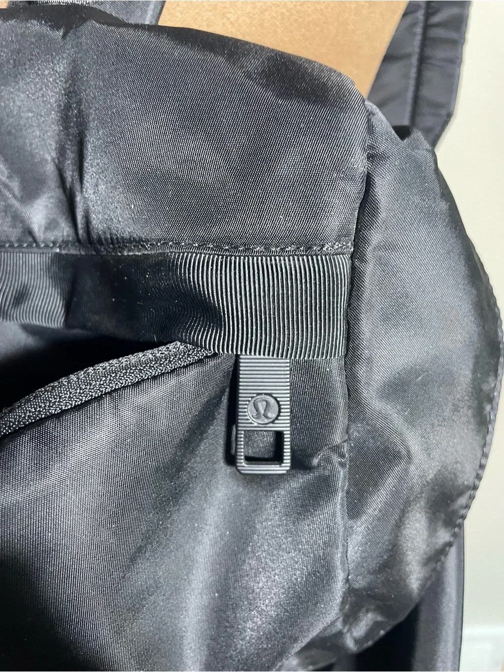 lululemon Go Lightly Rucksack Black Backpack with Front Buckle